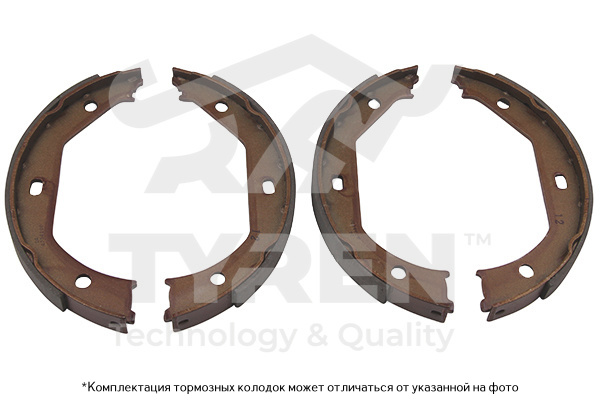 Колодки тормозные барабанные - TYREN TYR1410201