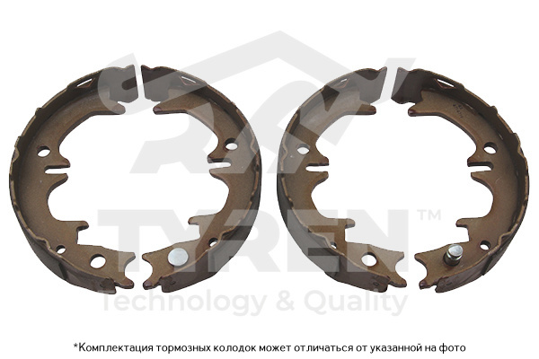 Колодки тормозные барабанные - TYREN TYR1414251