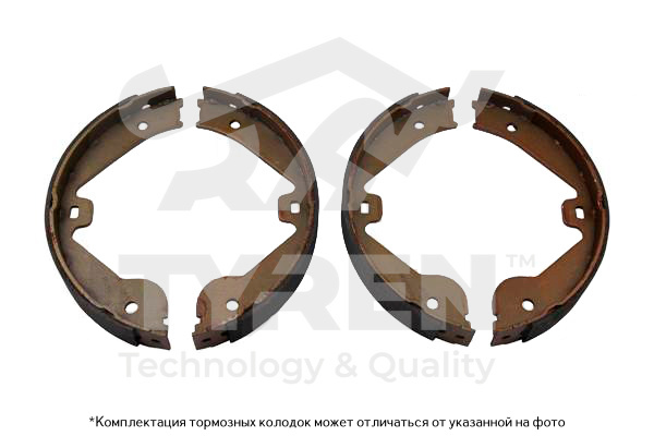 Колодки тормозные барабанные - TYREN TYR1414581