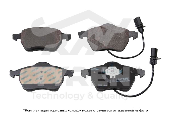 Колодки тормозные дисковые | перед | - TYREN TYR1219471