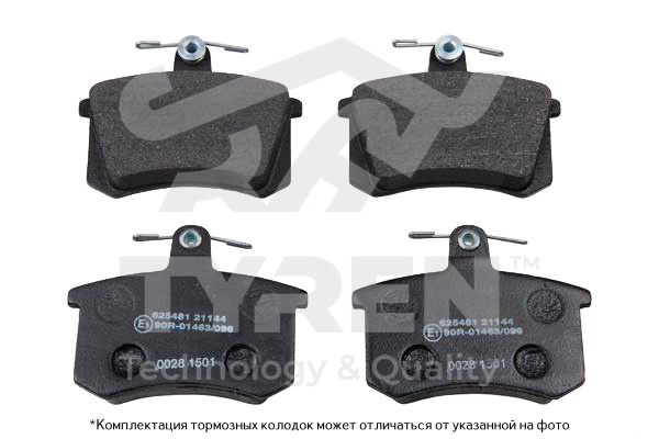 Колодки тормозные дисковые | зад | - TYREN TYR1221471