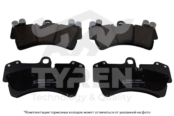 Колодки тормозные дисковые | перед | - TYREN TYR1219731