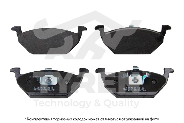 Колодки тормозные дисковые | перед | - TYREN TYR1219461