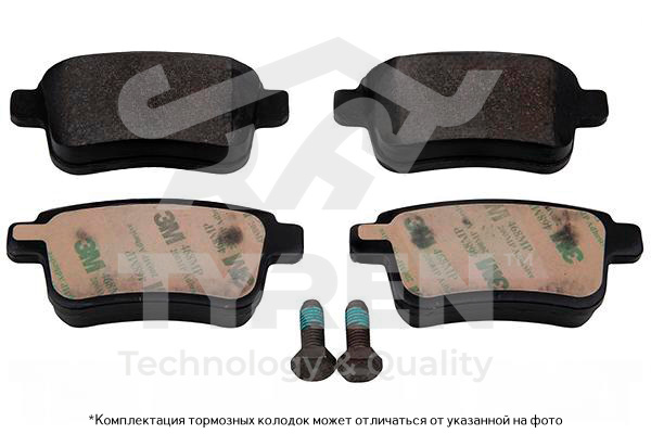 Колодки тормозные дисковые | зад | - TYREN TYR1217881