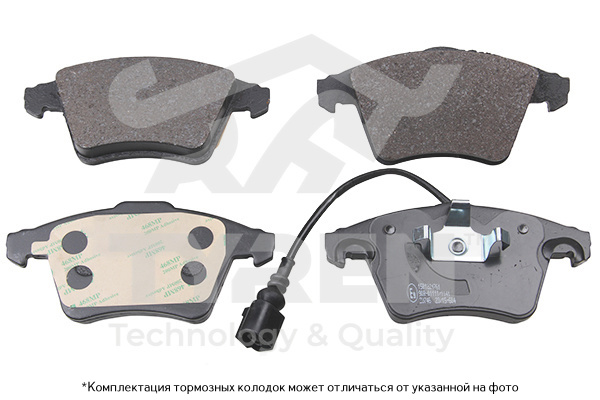 Колодки тормозные дисковые | перед | - TYREN TYR1219661