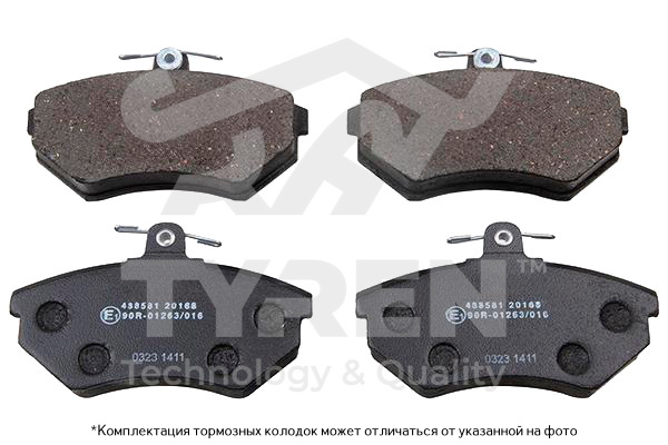 Колодки тормозные дисковые | перед | - TYREN TYR1219321