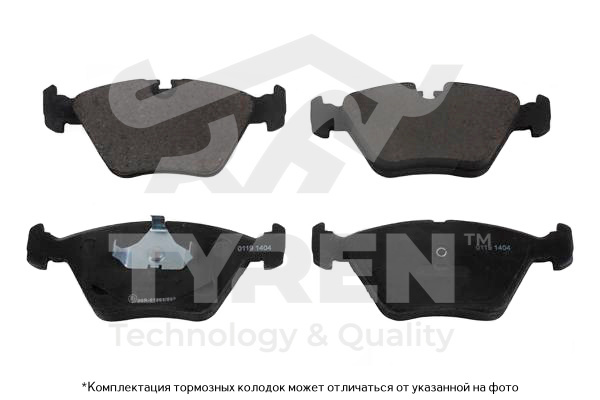 Колодки тормозные дисковые | перед | - TYREN TYR1210421