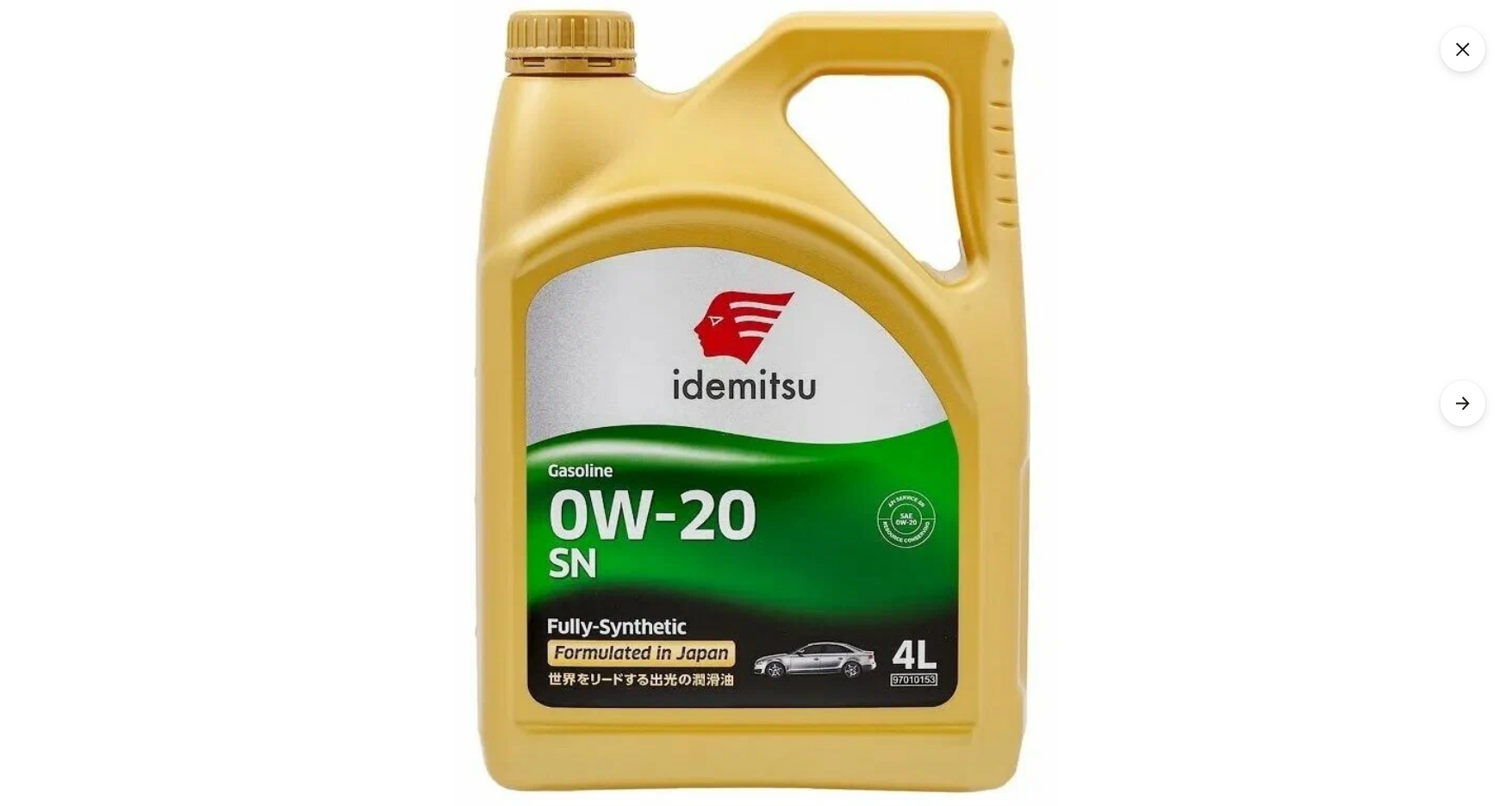 F-s sn 0w20 масло моторное IDEMITSU 30011331-746 5534₽