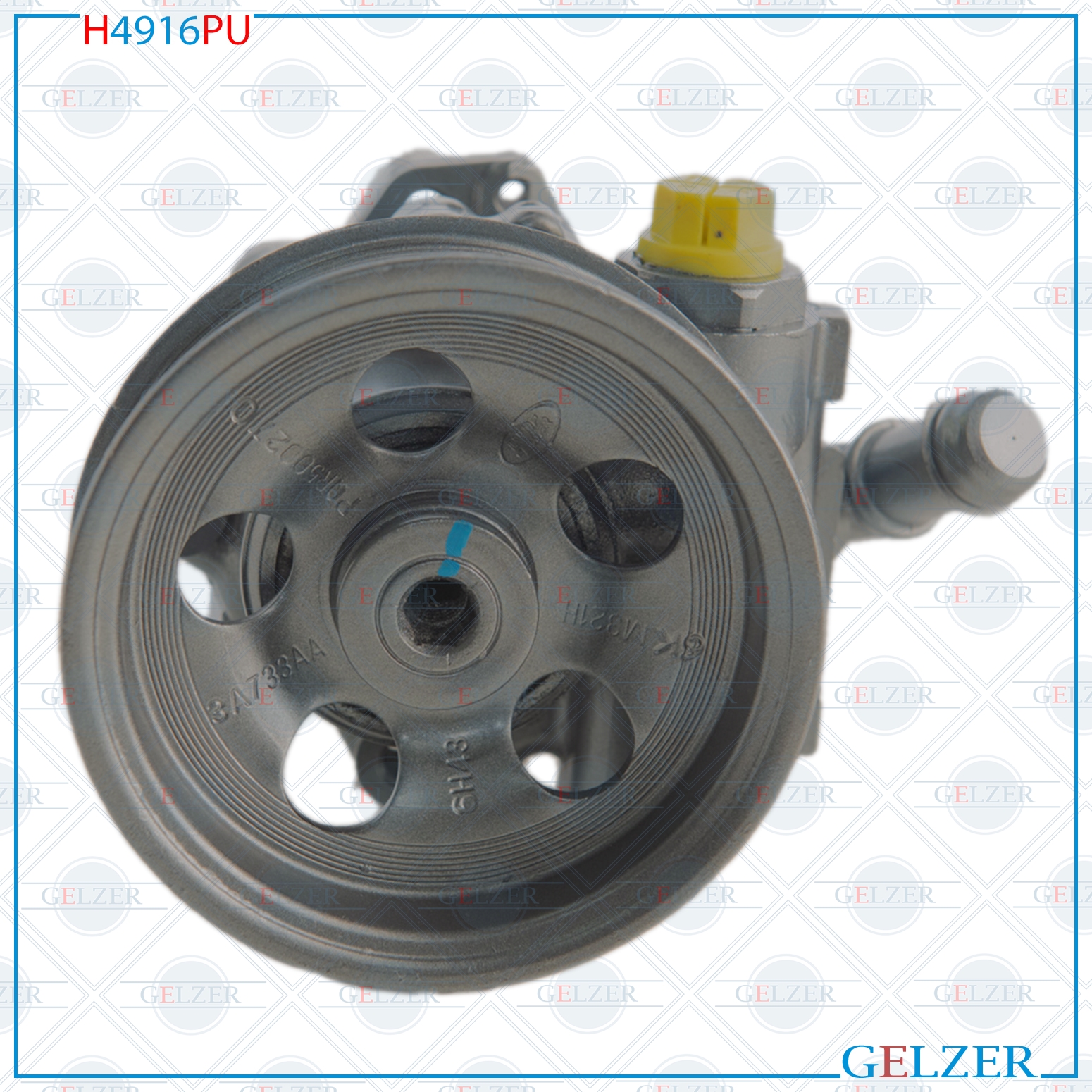 Насос гидроусилителя руля Land Rover Range Rover III 2002-2012 (Ориг.восст) - GELZER H4916PU