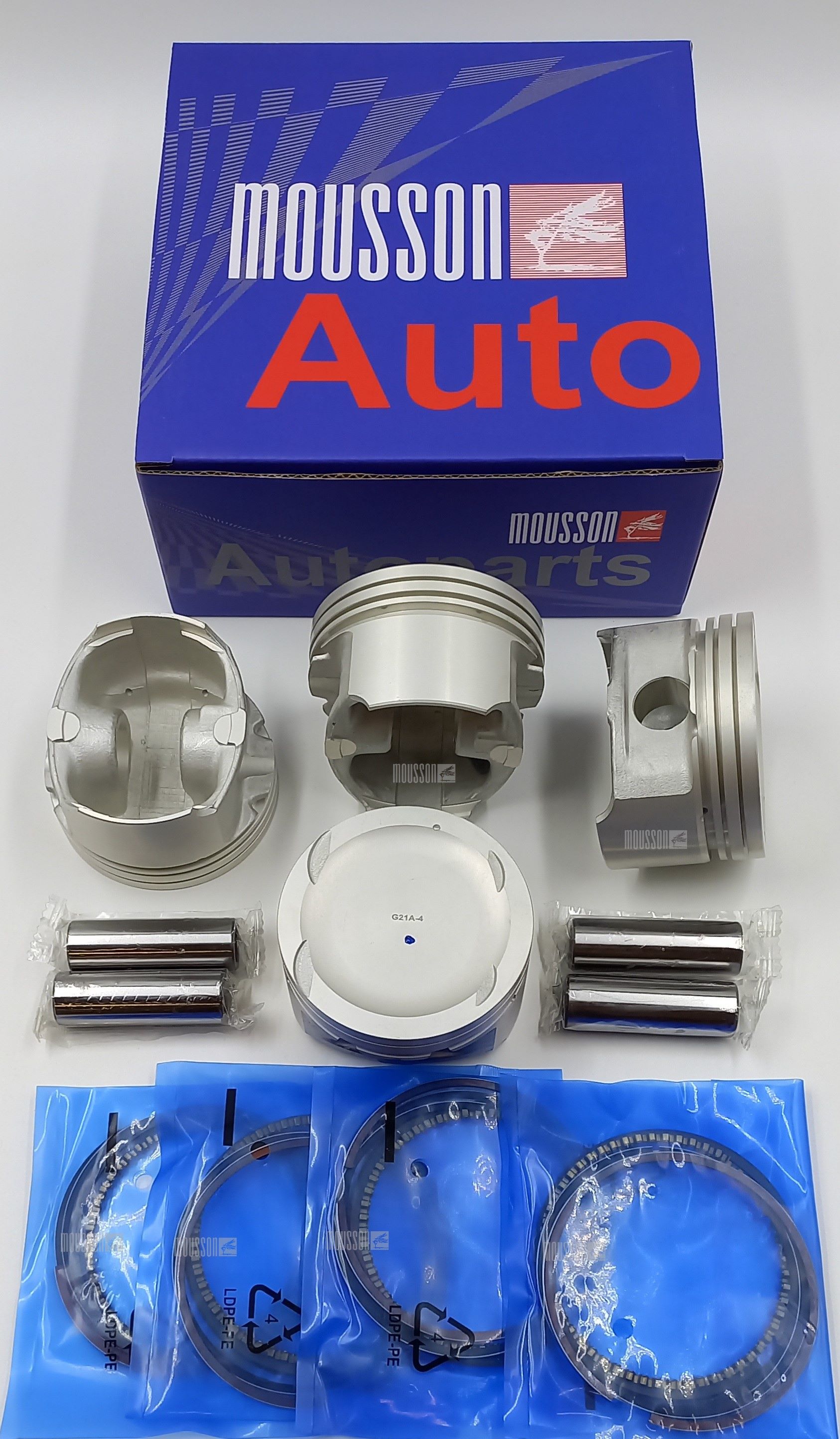 Поршень кольца комплект GM 1,6l f16d3 на 1 цилиндр - Mousson SPRF16D3STD