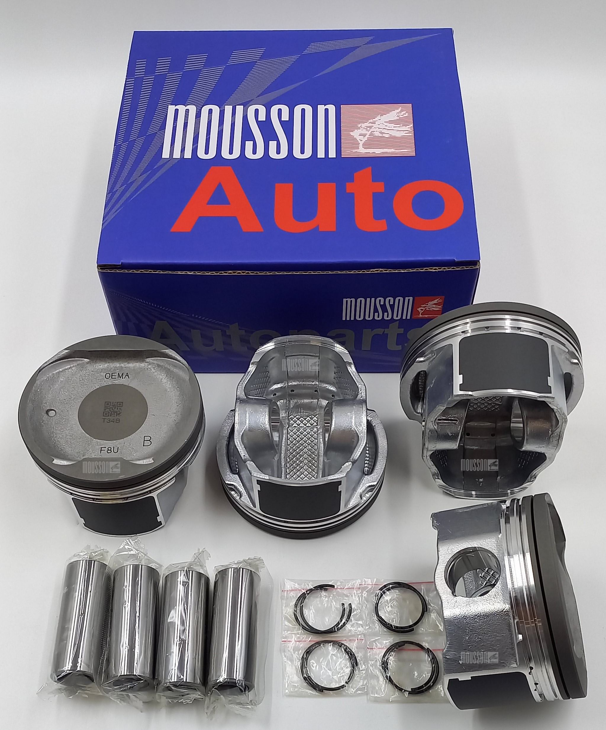 Поршень без колец комплект Toyota 2,4l 2az-fe на 1 цилиндр - Mousson SPS2AZFESTD