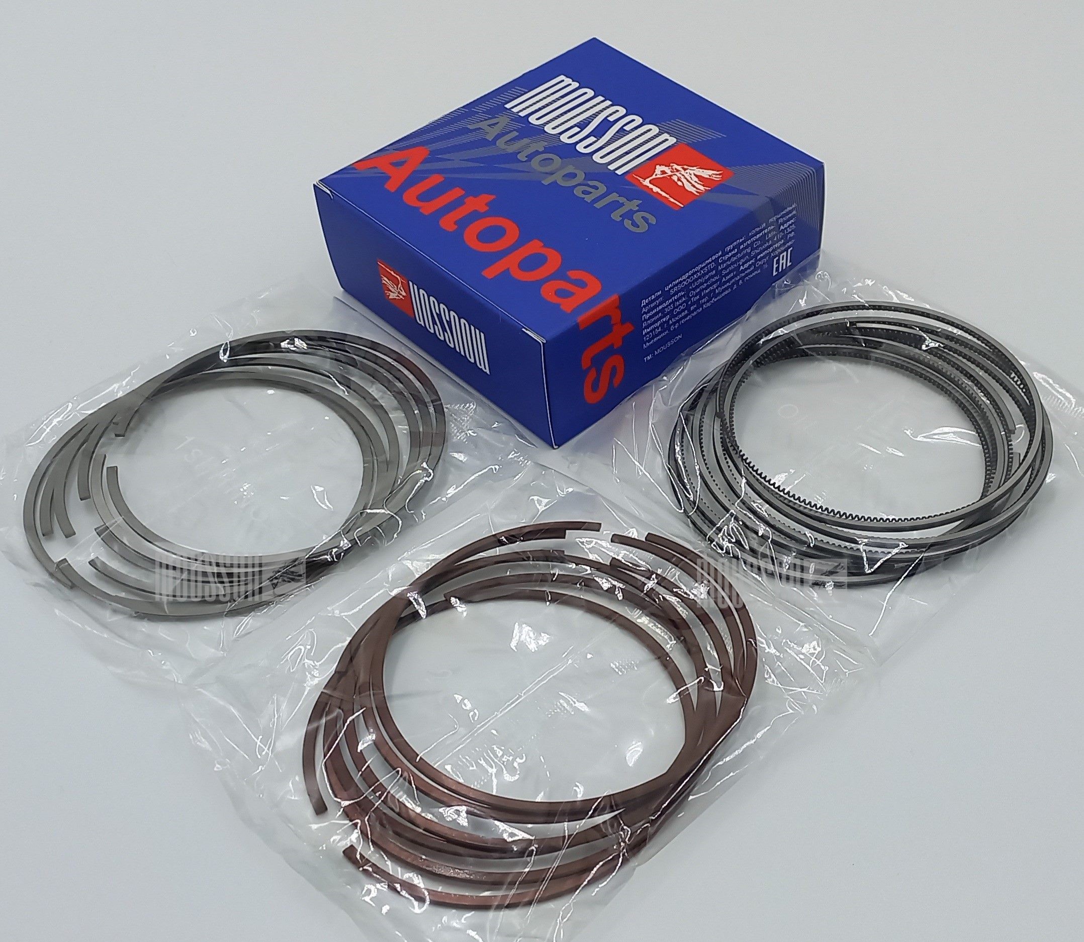 Кольца комплект Toyota 3gr-fe/5gr-fe стандарт на 1 цилиндр - Mousson SRS3GRFESTD
