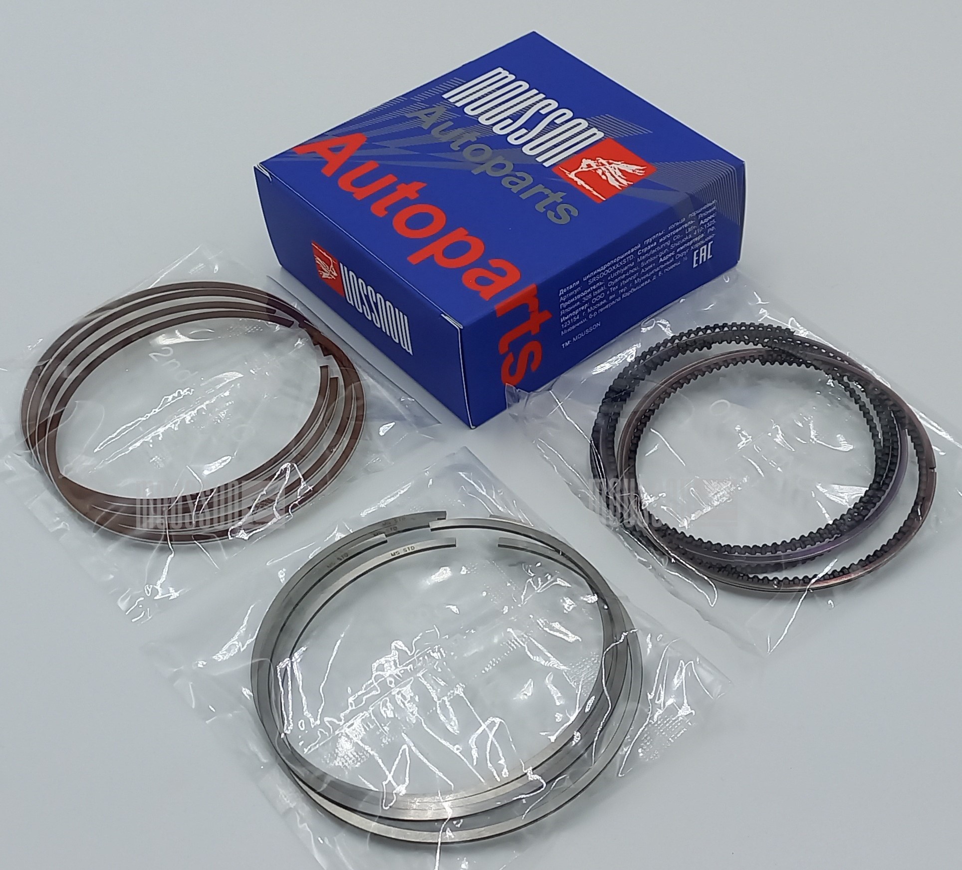 Кольца комплект Toyota 4u-gse стандарт на 1 цилиндр - Mousson SRS4UGSESTD