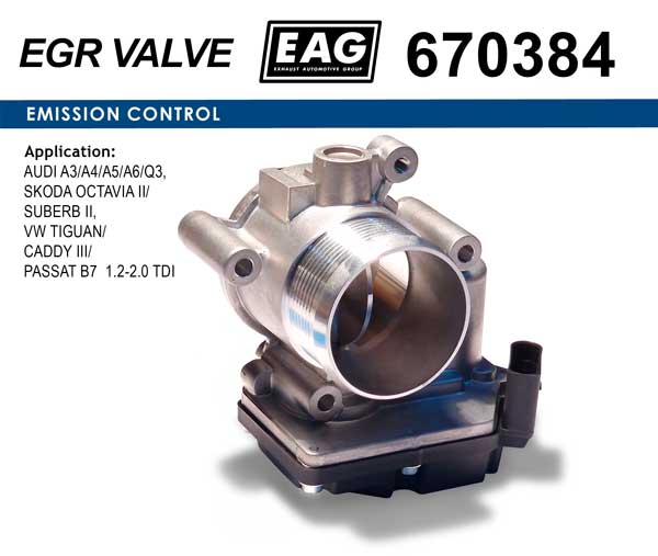 Заслонка дроссельная - EAG 670384