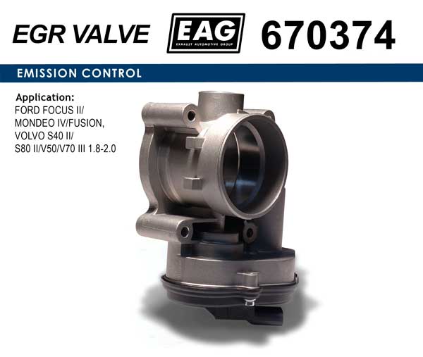 Заслонка дроссельная - EAG 670374