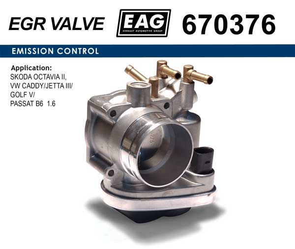 Заслонка дроссельная - EAG 670376