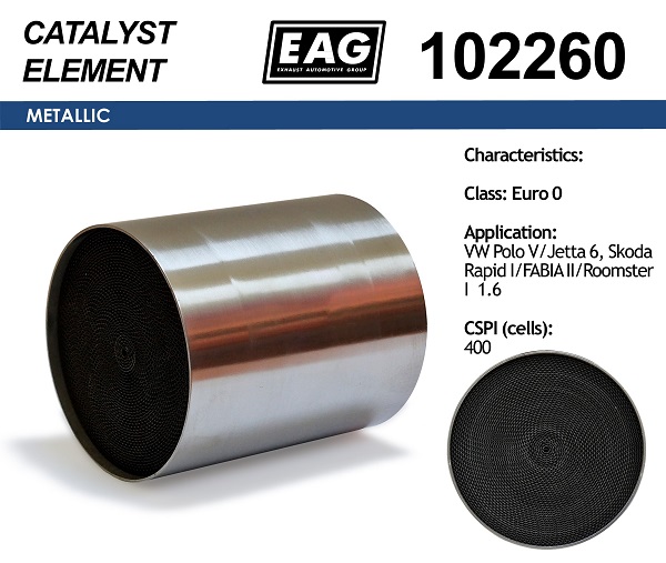 Каталитический блок Euro 0 - EAG 102260
