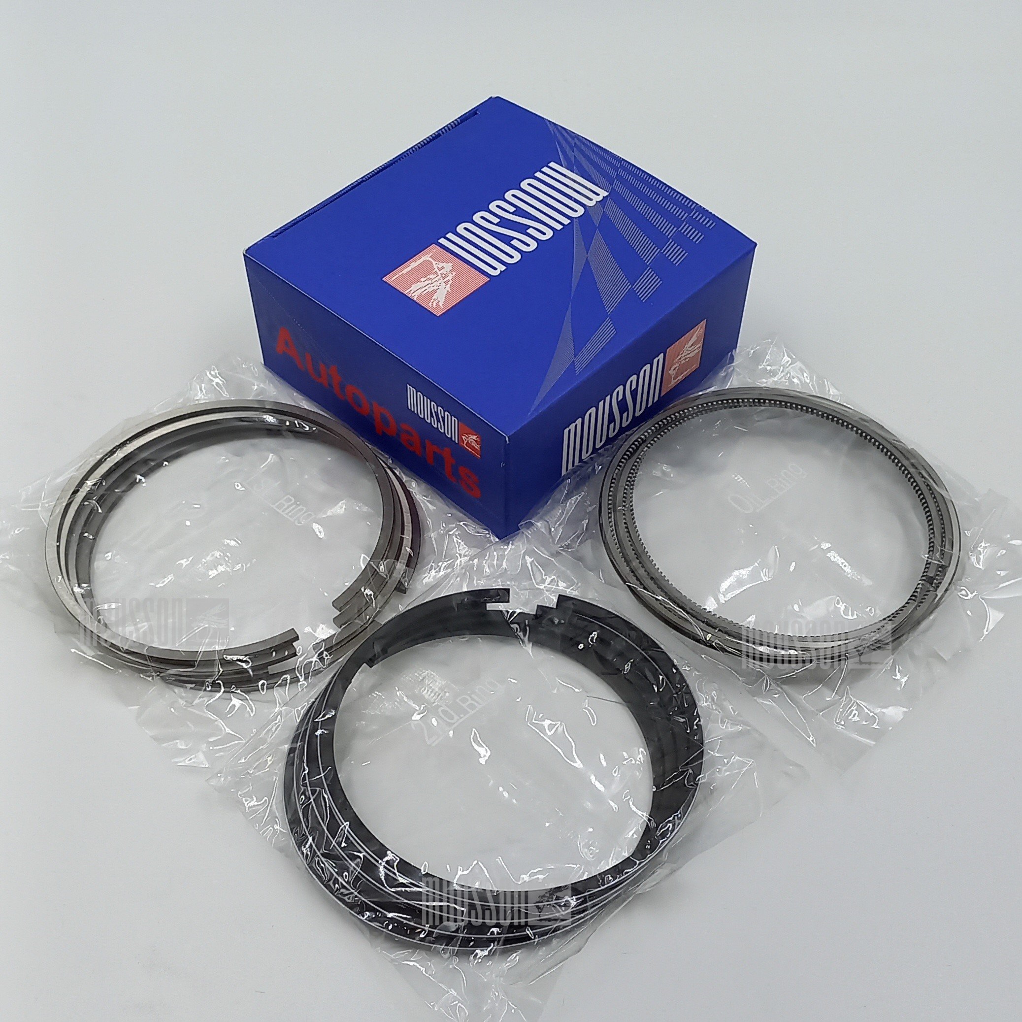 Кольца ремонтные + 0,25 мм комплект Kia/Hyundai d4bc/d4ba/d4bf/d4bh (91,35*2,0*2,0*3,0) на 1 цилиндр - Mousson SRSD4BC025