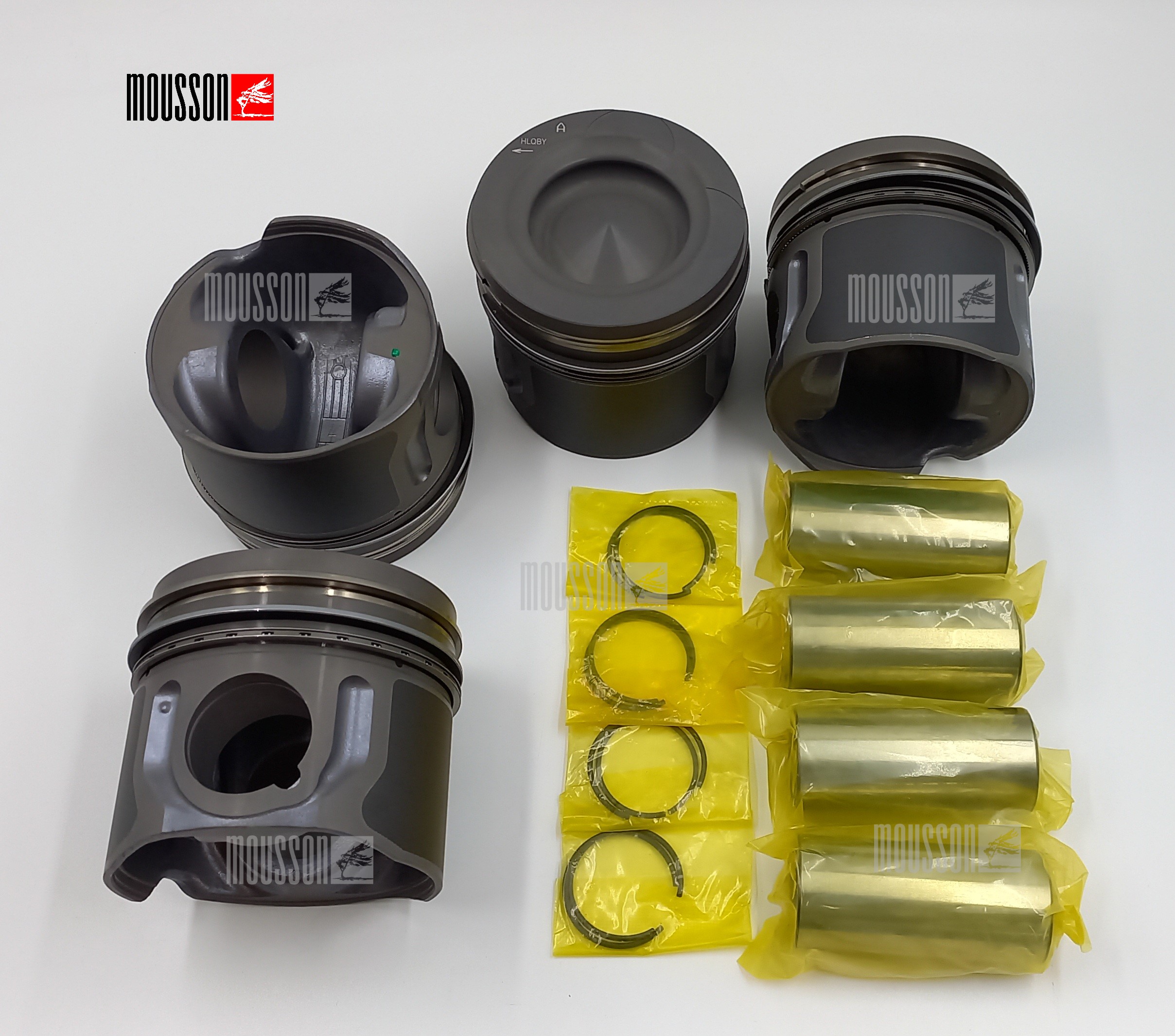 Поршень кольца комплект Kia/Hyundai 2,0d d4cb std euro 5 на 1 цилиндр - Mousson SPRD4CB5STD