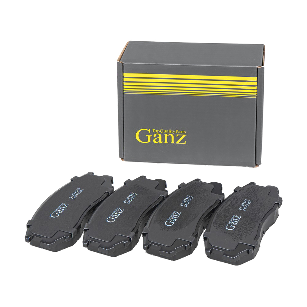 Колодки передние mitsubishi colt/lancer 92> - GANZ GIJ09343