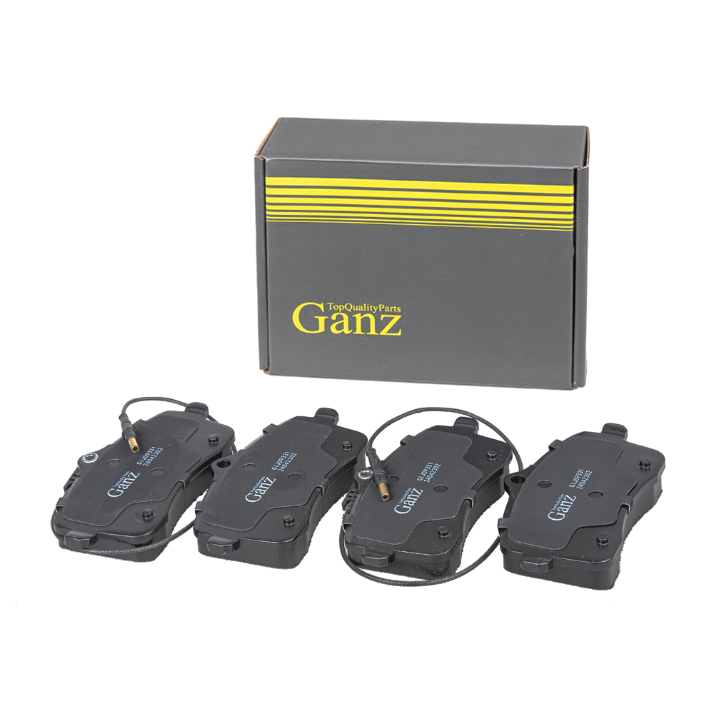 Колодки передние peugeot 407 04>, citroen C5 08> - GANZ GIJ09331