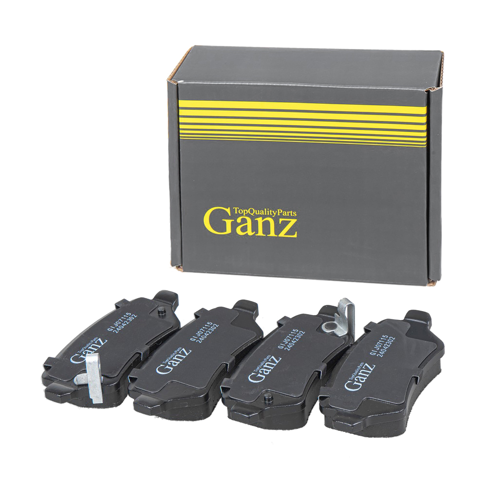 Колодки задние Opel Astra h 1.4 16v/1.6 16v/1.8 16v 03.04>/Meriva - GANZ GIJ07115