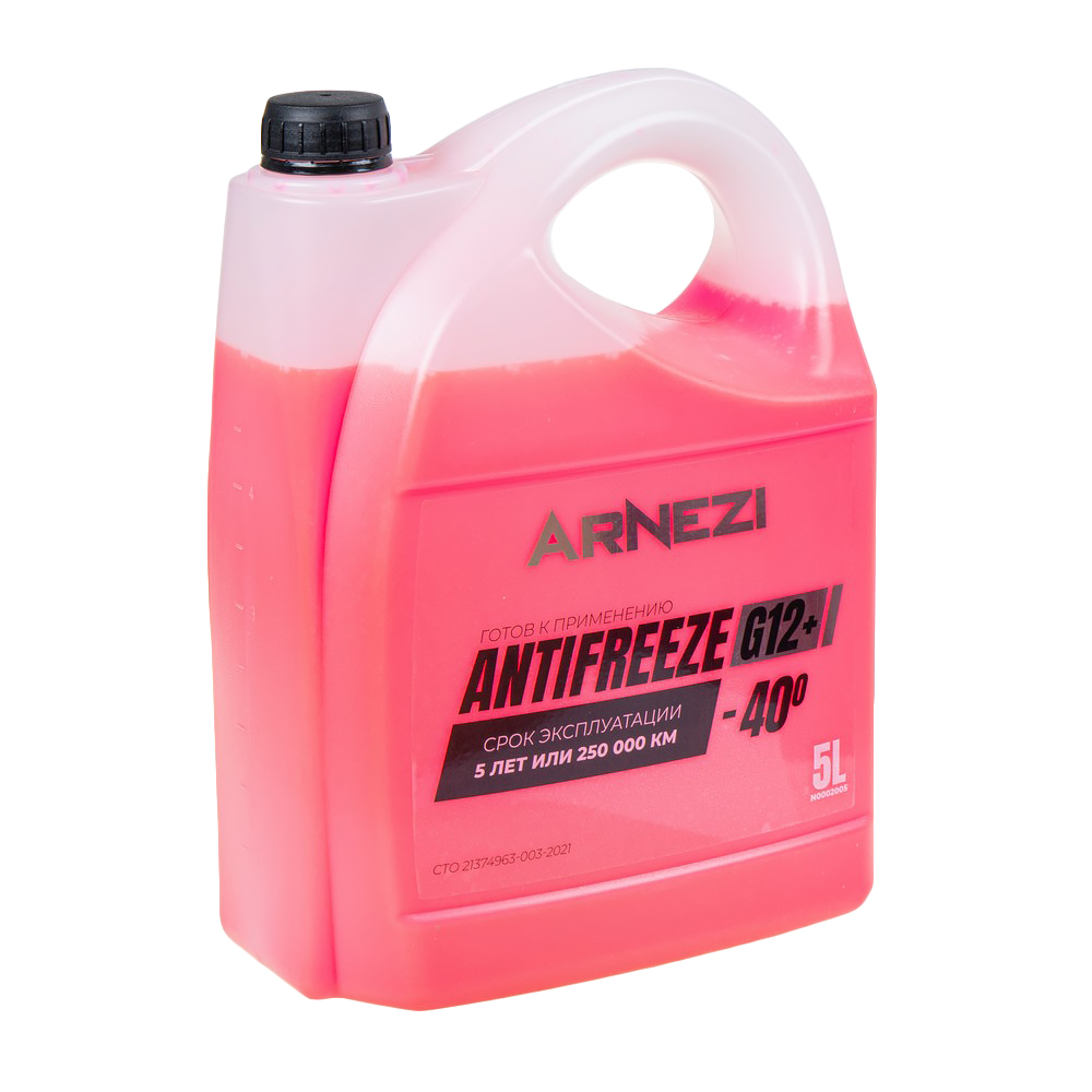 Антифриз Red g12+ готовый -40 красный 5 л - ARNEZI N0002005