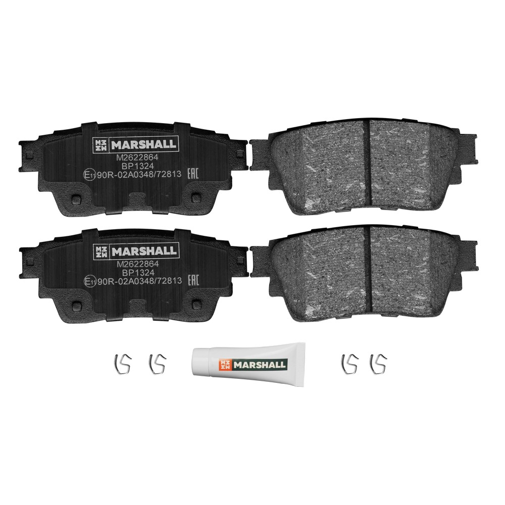 Колодки тормозные дисковые | зад | - Marshall M2622864
