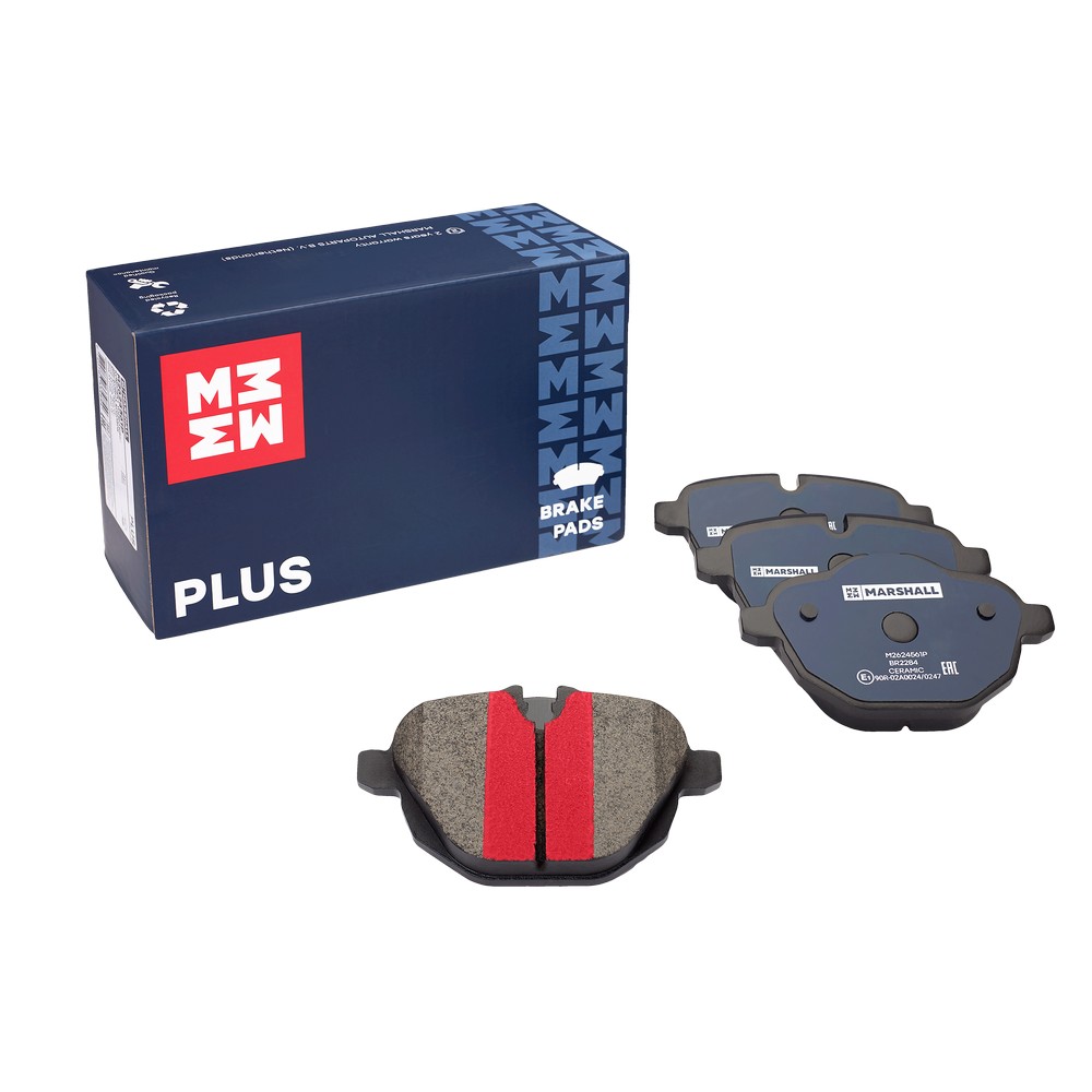 Колодки тормозные дисковые plus | зад | - Marshall M2624561P