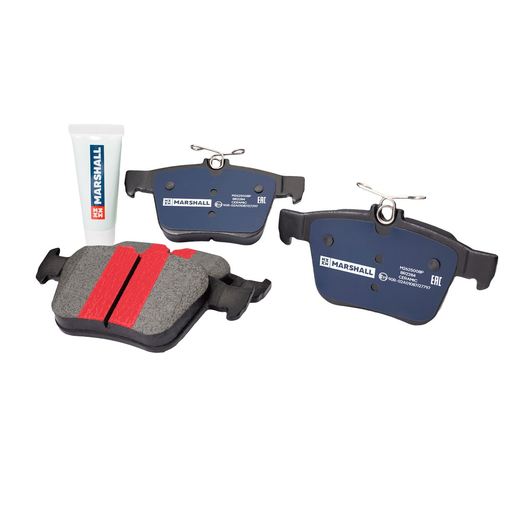 Колодки тормозные дисковые plus | зад | - Marshall M2625008P