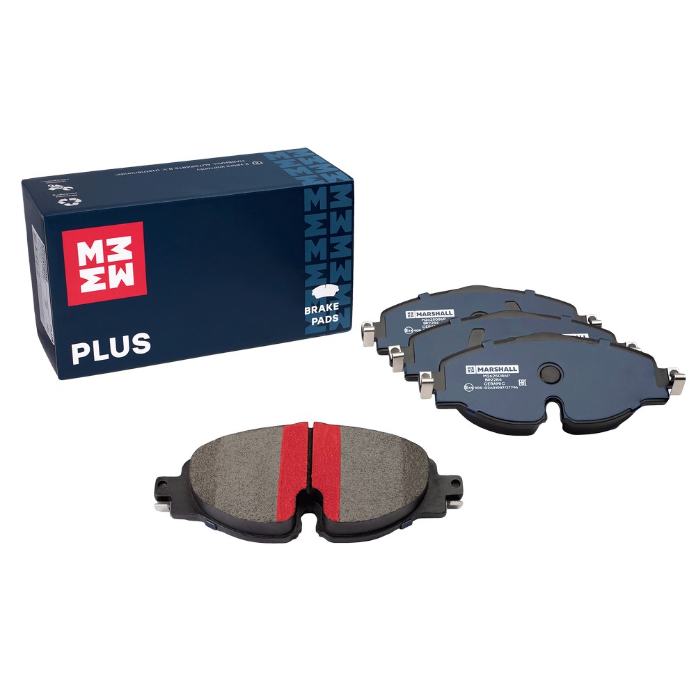 Колодки тормозные дисковые plus | перед | - Marshall M2625086P