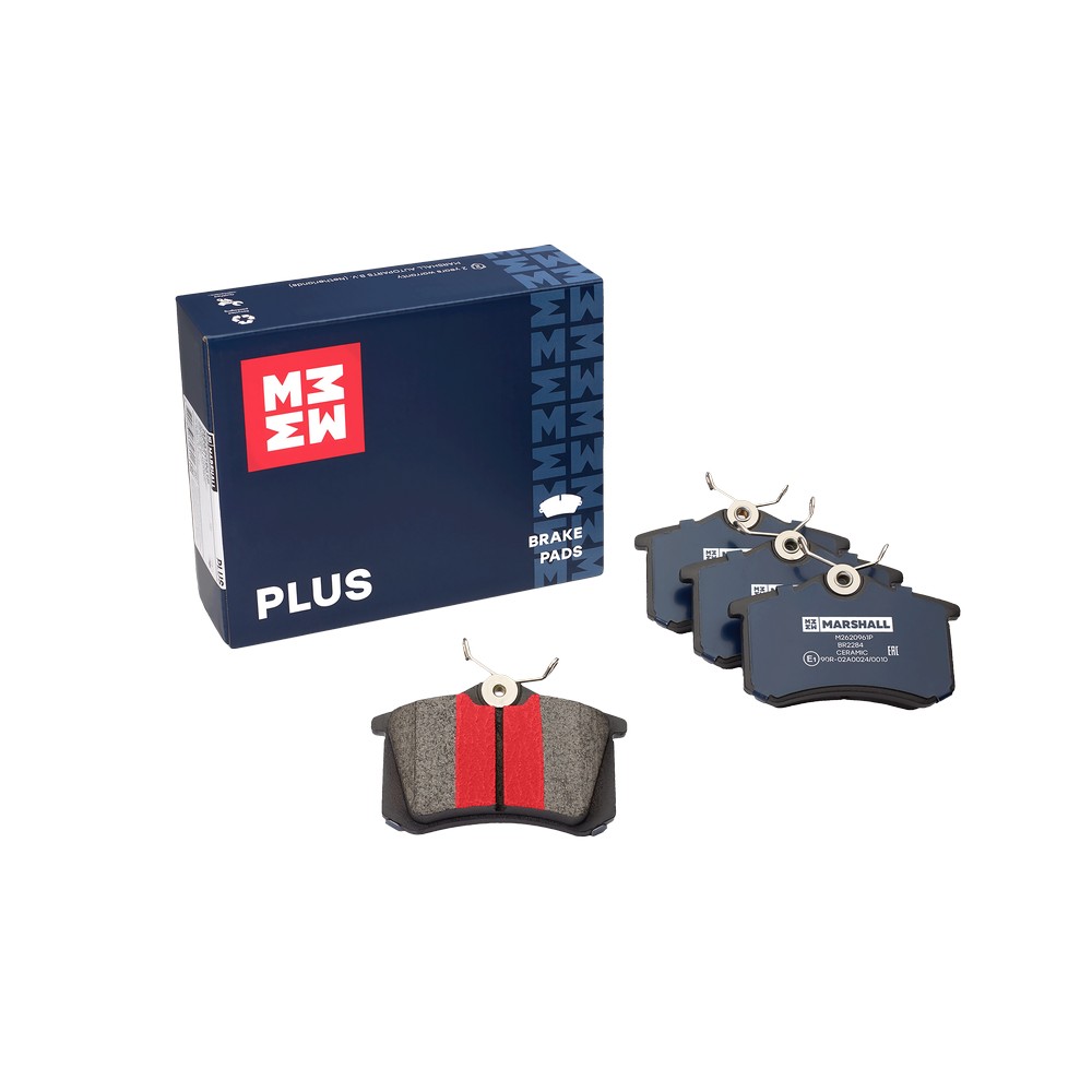 Колодки тормозные дисковые plus | зад | - Marshall M2620961P