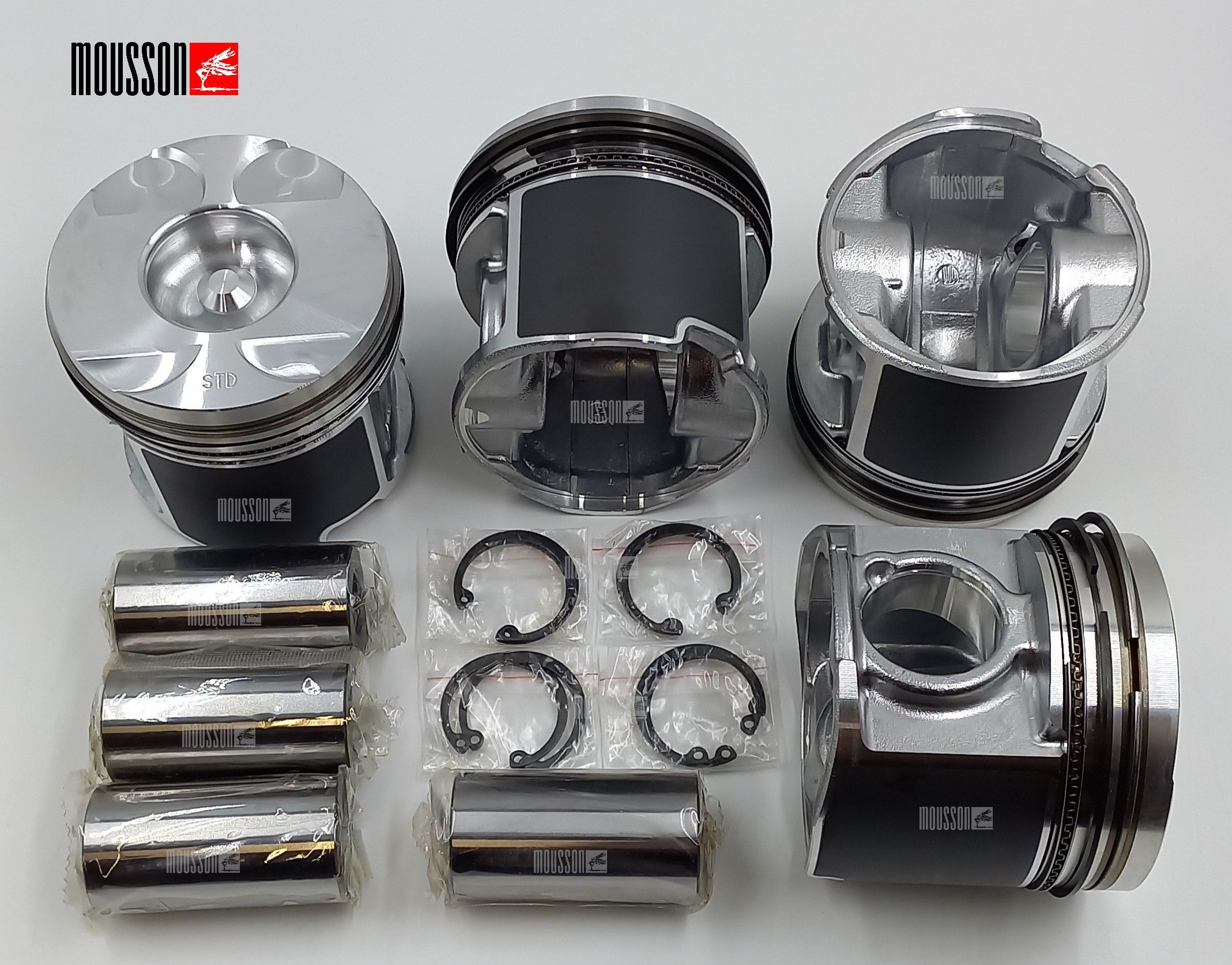 Поршень кольца комплект Toyota 2.5l 2kd-ftv на 1 цилиндр - Mousson SPR2KDFTVSTD