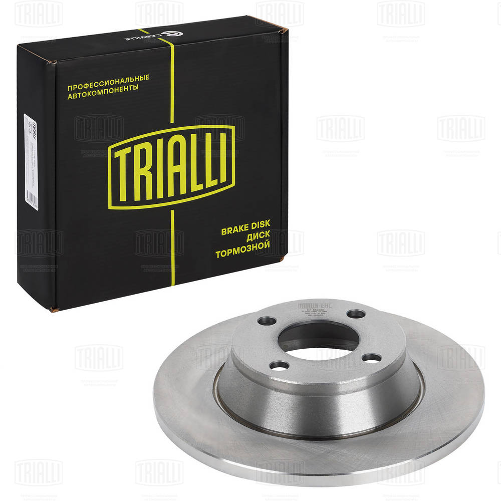 Диск тормозной для автомобилей Audi 80 (91-) d=280 полный | перед | - Trialli DF 084615