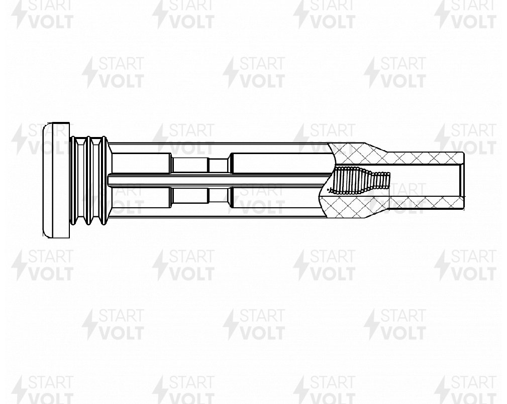Наконечник катушки зажигания - STARTVOLT STC 1817