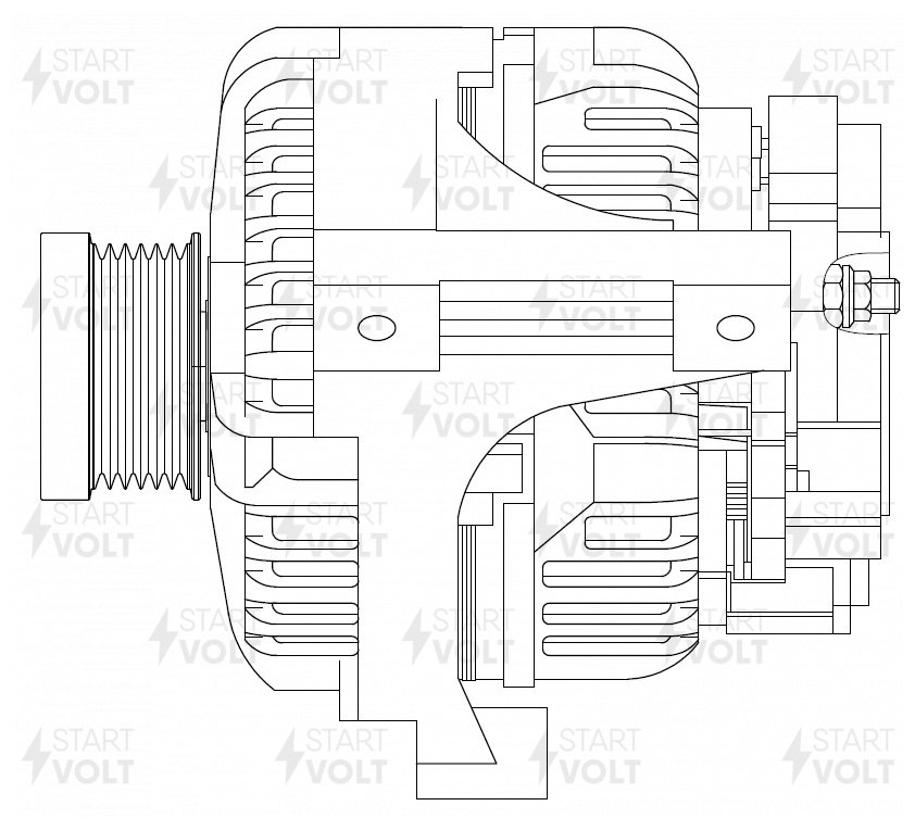 Генератор - STARTVOLT LG 1057