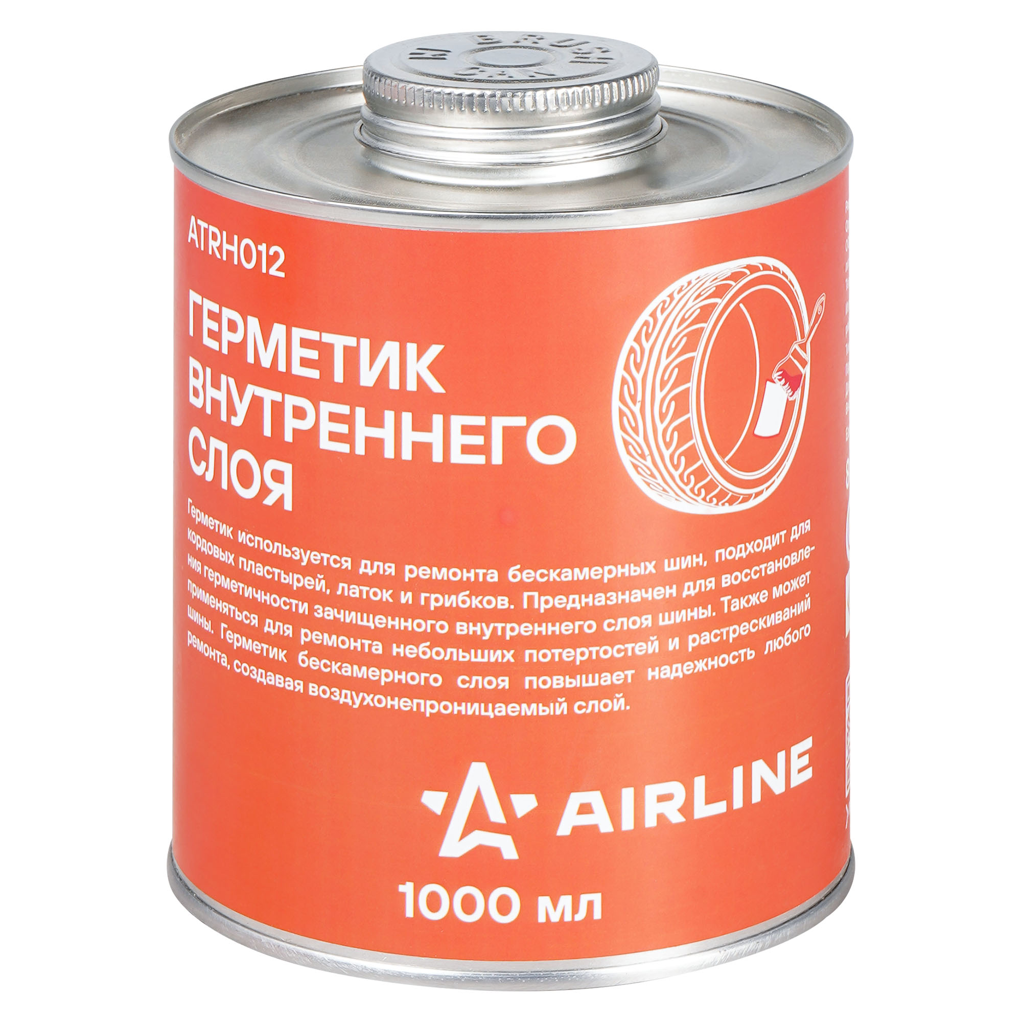 Герметик внутреннего слоя, банка с кистью, 1 л. - AIRLINE ATRH012