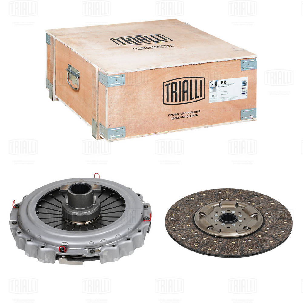 Сцепление в сборе для а/м Shacman x3000 (16-)/f2000/f3000 (12-) (wp10/wp12) (с мех. муфтой) - Trialli FR 828