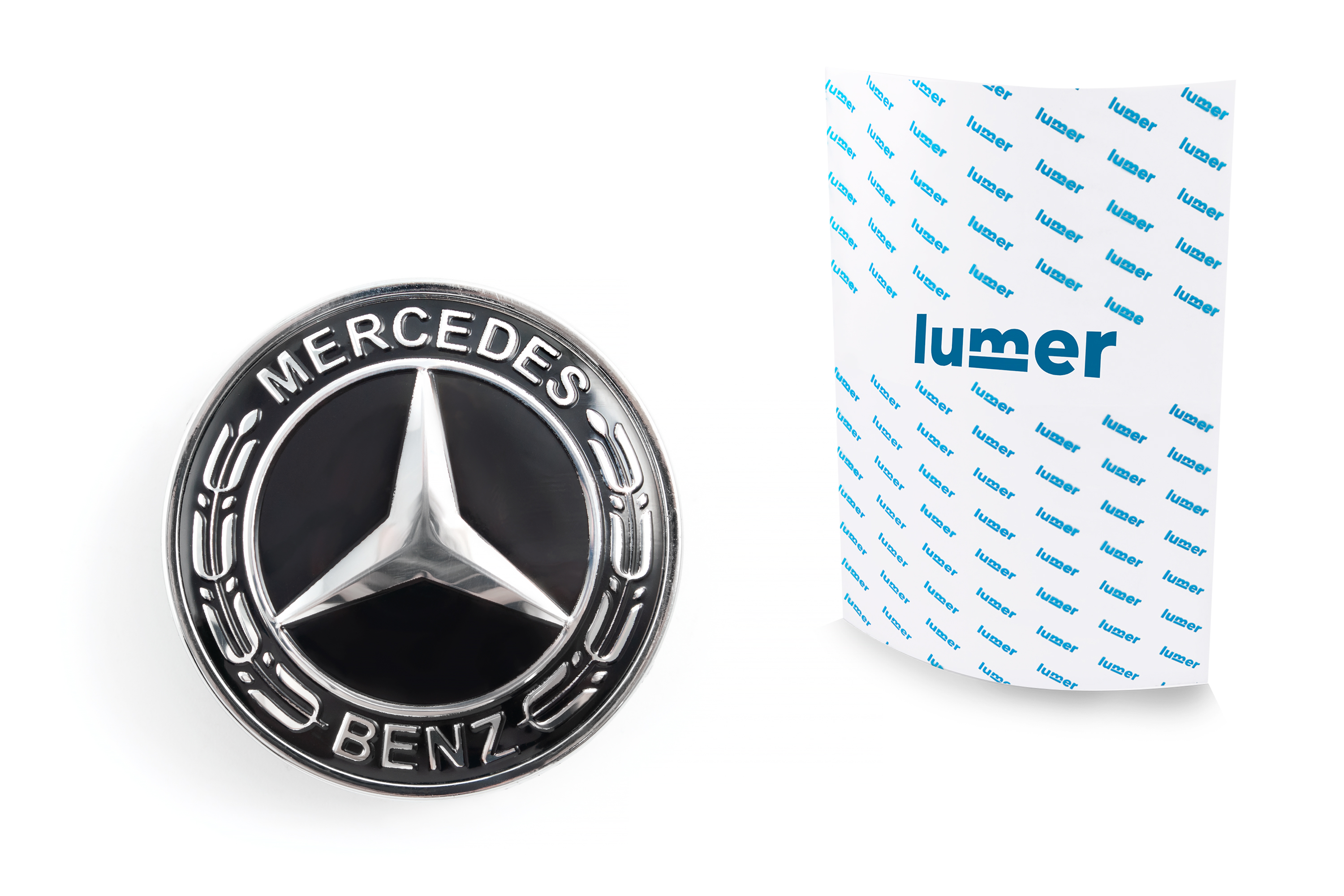 Эмблема mercedes-benz на капот - Lumer LM03713
