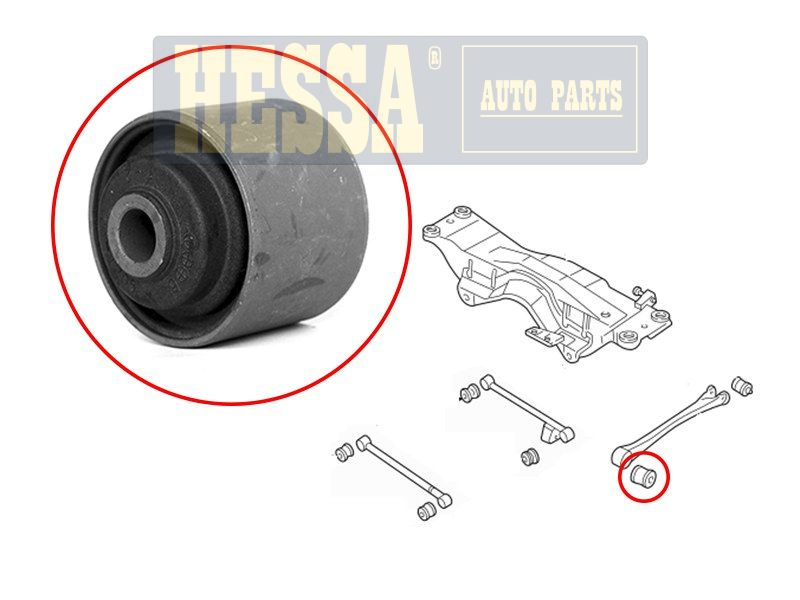 Сайлентблок заднего продольного рычага subaru forester 96-07/impreza 92-07/legacy 89-98 - HESSA ZZXV11186