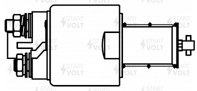 Реле втягивающее стартера - STARTVOLT VSR 0871