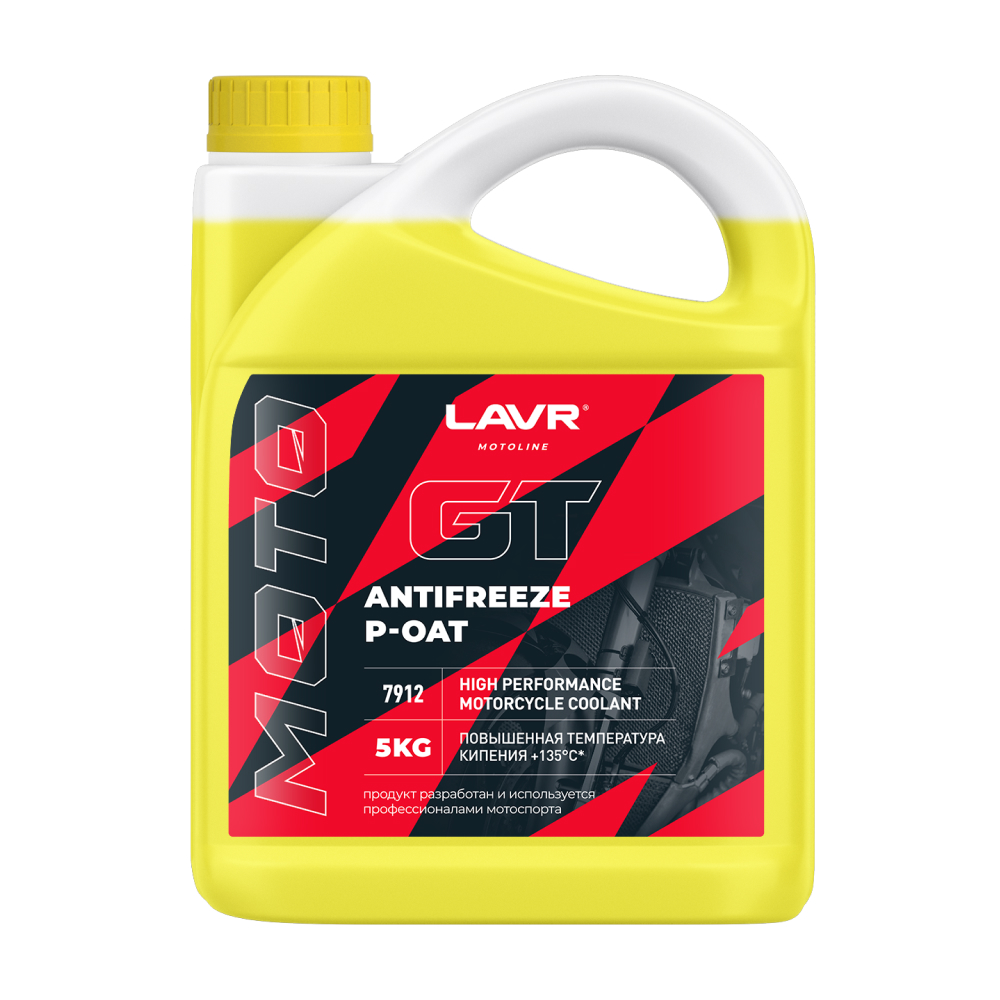 Moto antifreeze GT p-oat, 5кг - LAVR Ln7912