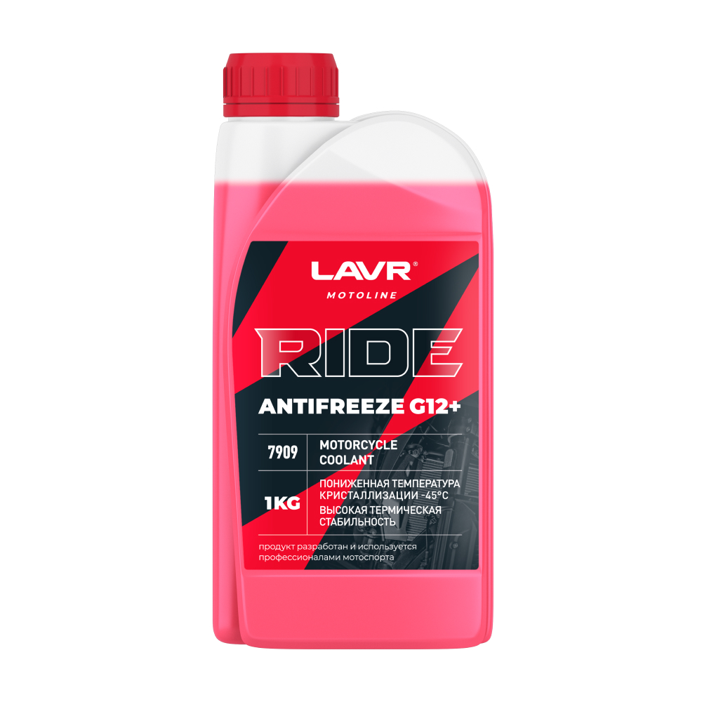 Moto antifreeze ride g12+, 1кг - LAVR Ln7909
