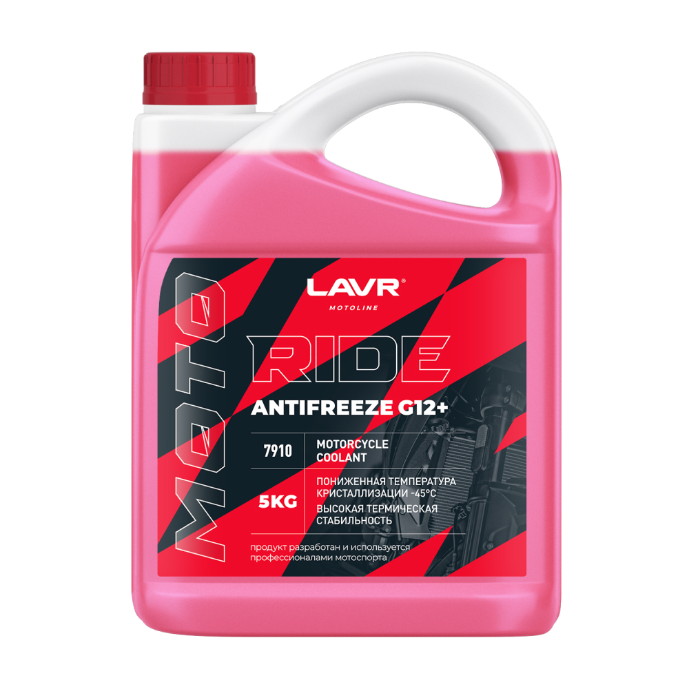 Moto antifreeze ride g12+, 5кг - LAVR Ln7910