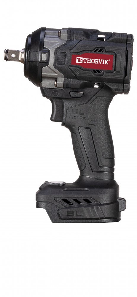 Гайковерт ударный аккумуляторный бесщёточный 1/2 DR, 21в, 890 Нм, (без АКБ и з/у) - Thorvik BBIW12890DNB