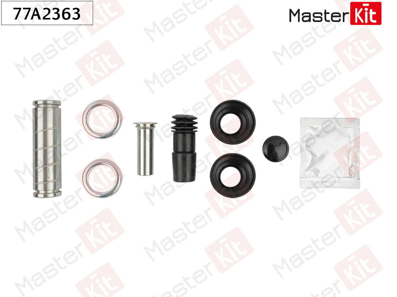 Комплект направляющих суппорта | перед прав/лев | - Master KiT 77A2363