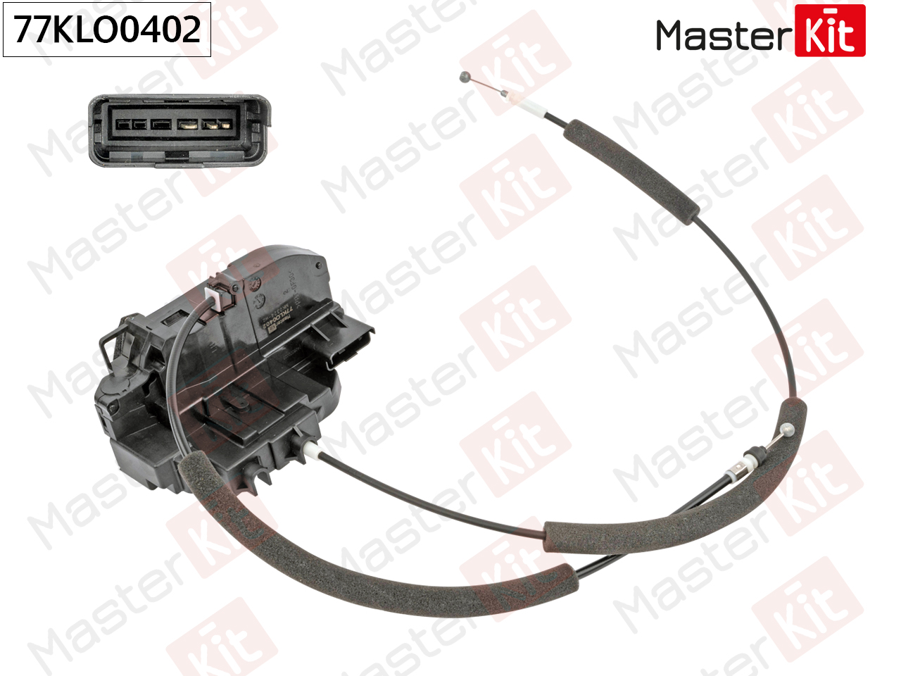 Замок двери | зад лев | - Master KiT 77KLO0402