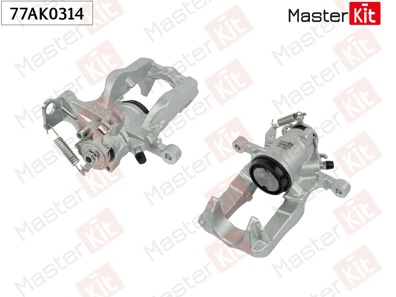 Суппорт тормозной | зад лев | - Master KiT 77AK0314