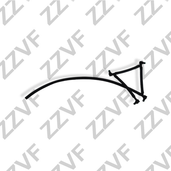 Трубка топливная citroen C2, C3 (02-09), peugeot 206, 307 (02-10) - ZZVF ZVTP026