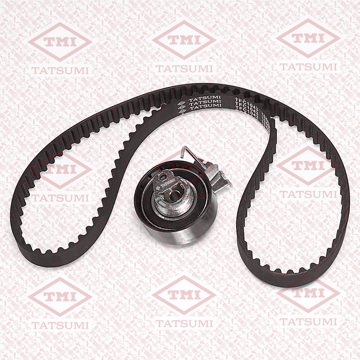 Ремень ГРМ [104 зуб.,17mm] + ролик - TATSUMI TFE1021